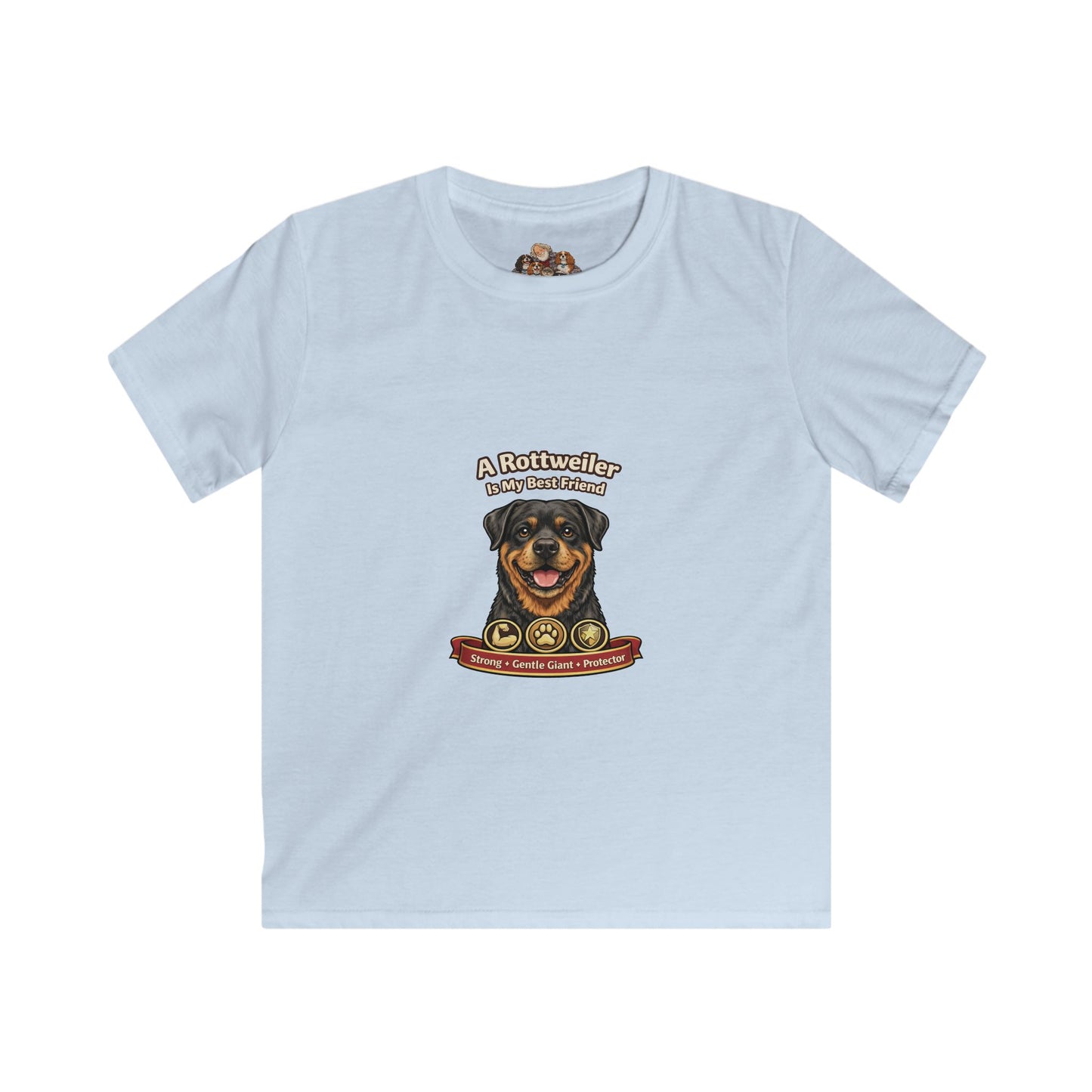 Child A Rottweiler is my Best Friend -- Pet Lover T-Shirt