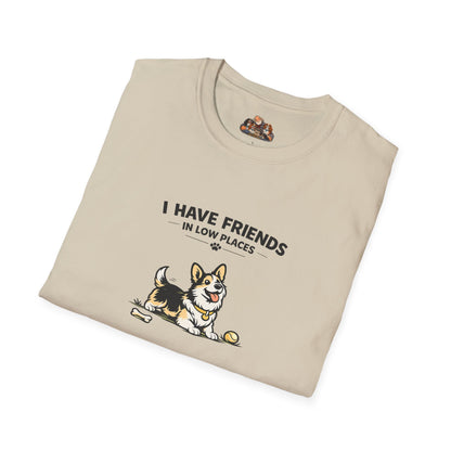 I Have Friends In Low Places  —  Soft-Color Minimalist Family Collection For Adult Dog Lovers