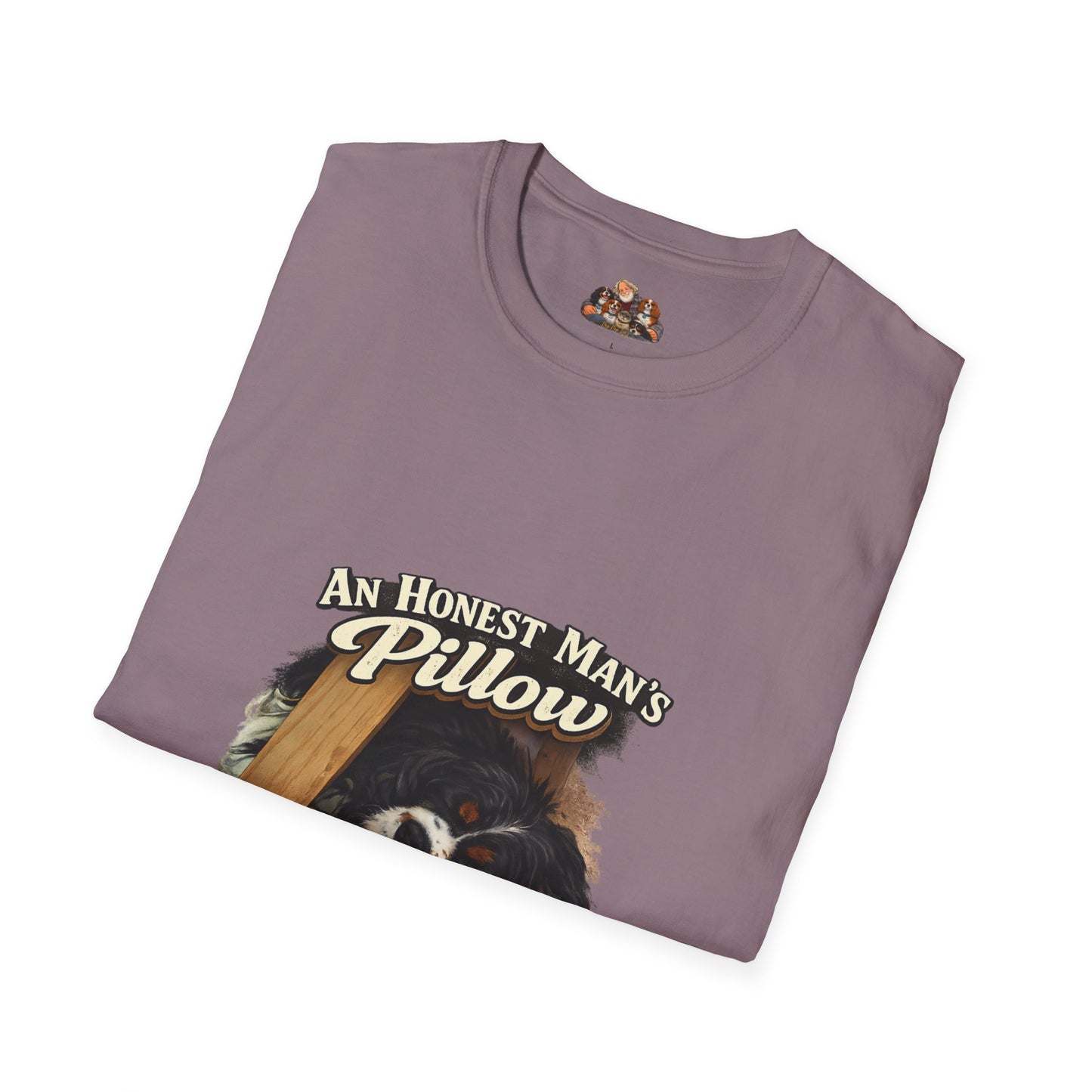 An Honest Man's Pillow Is His Peace Of Mind  —  Dog Lover T-Shirt