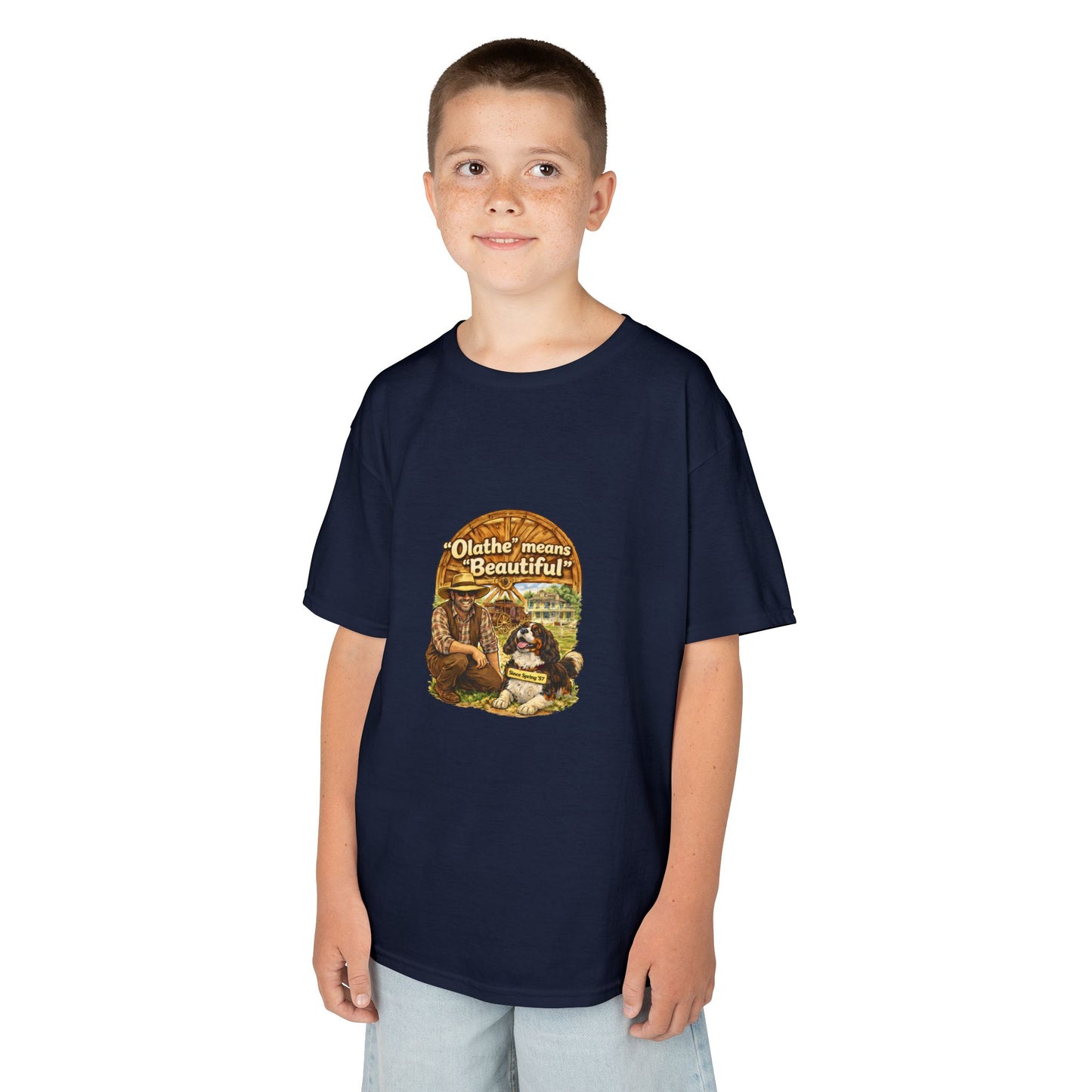 Hey Kids!!! “Olathe” means “Beautiful” - Part of  Pop Pop’s “Historical Collections” Childs Tee