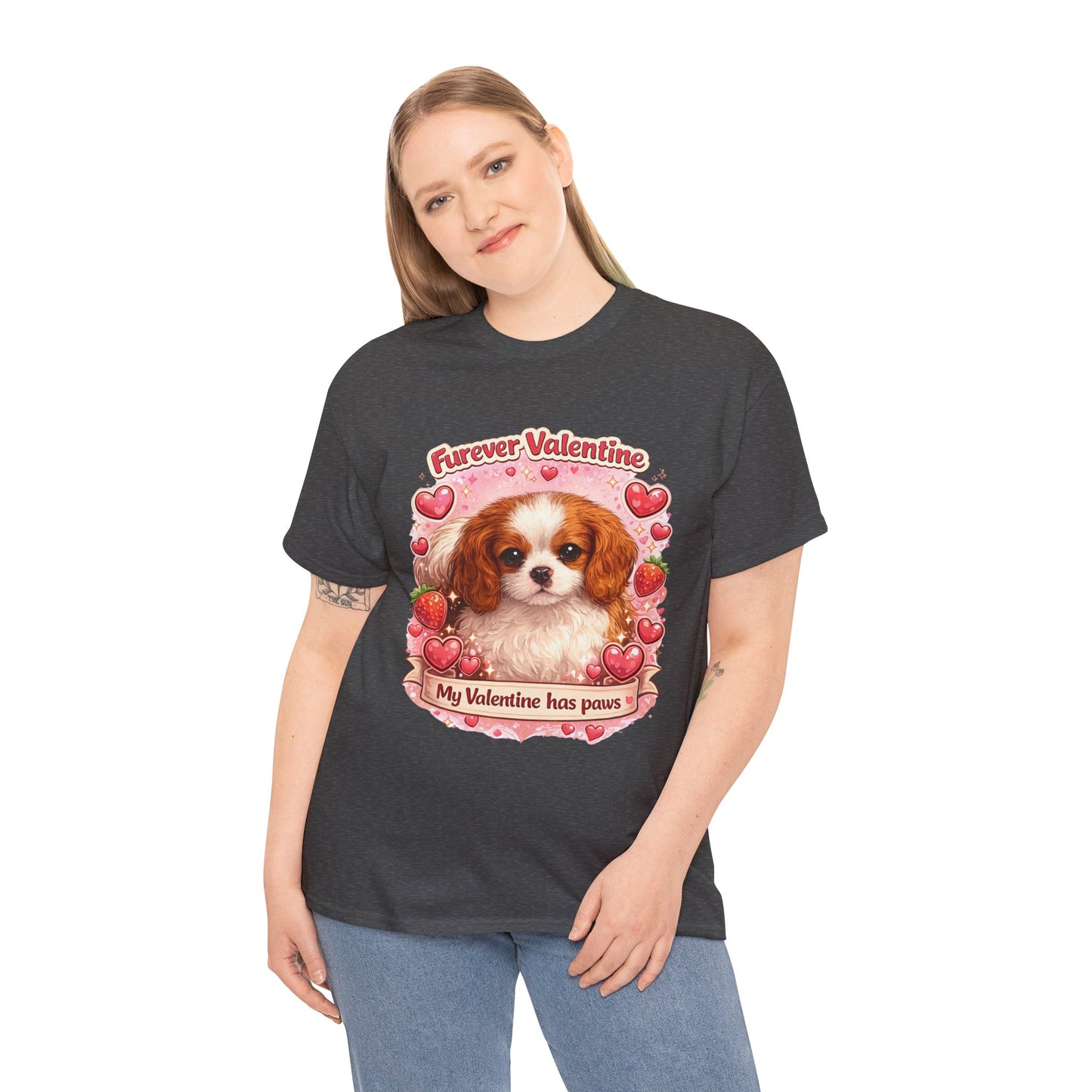 Furever Valentine - Puppy Love Has Paws – Pet Lover Valentine's Day T-Shirt