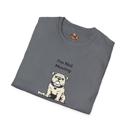 I'm Not Moving  —  Soft-Color Minimalist Family Collection For Adult Dog Lovers