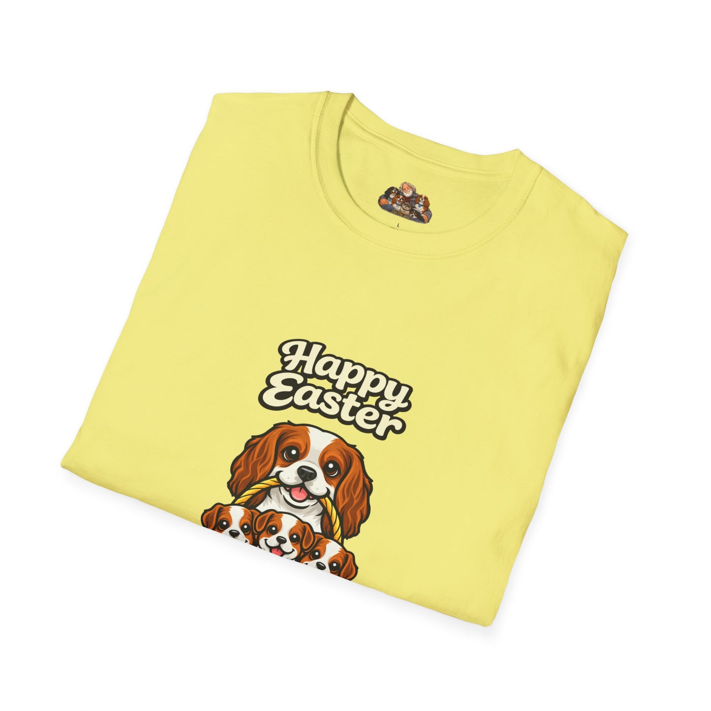 Cavalier King Charles Spaniel Family "Happy Easter"