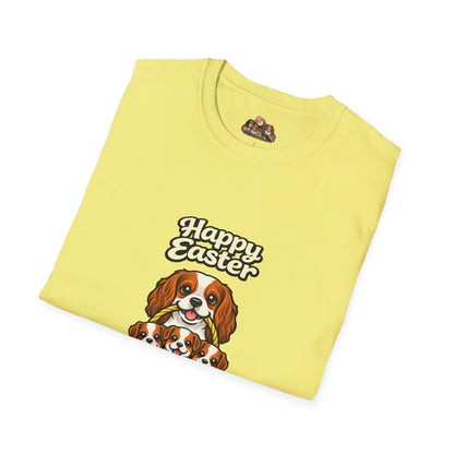 Cavalier King Charles Spaniel Family "Happy Easter"