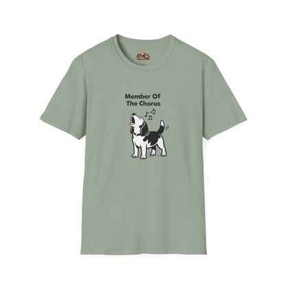 Member Of The Chorus  —  Black And White Minimalist Family Collection For Adult Dog Lovers