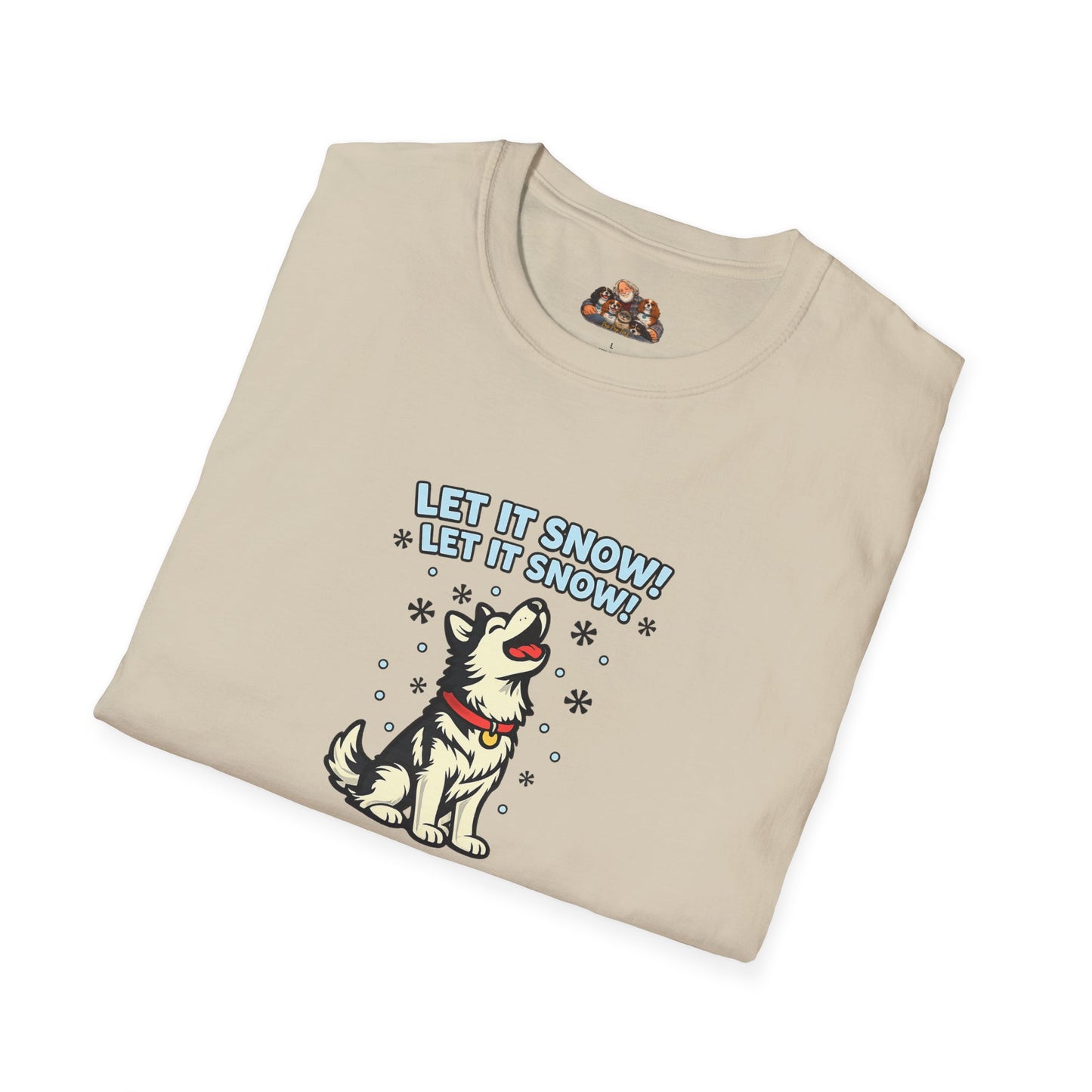 Let It Snow! Let It Snow!  —  Soft-Color Minimalist Family Collection For Adult Dog Lovers