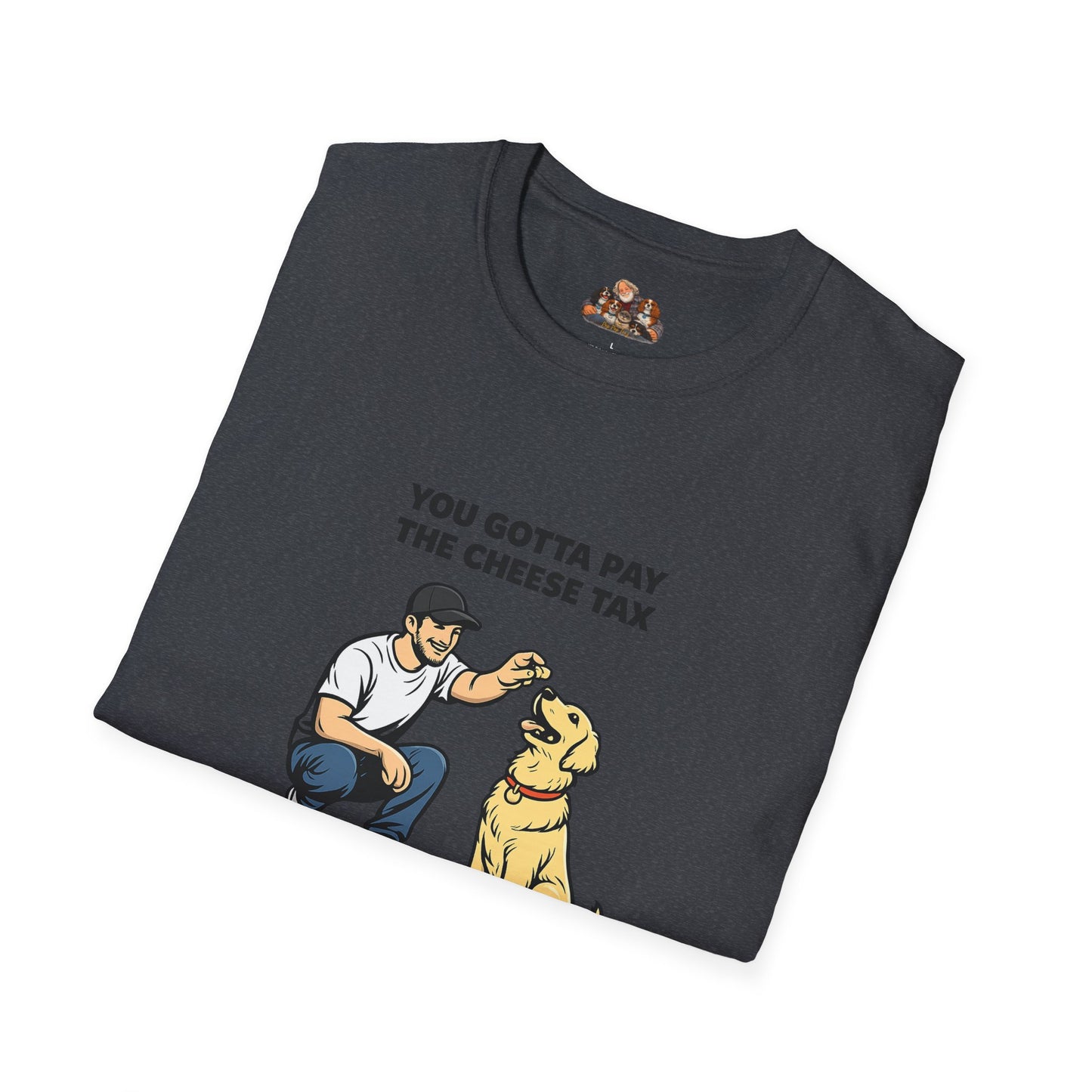You Gotta Pay The Cheese Tax  —  Soft-Color Minimalist Family Collection For Adult Dog Lovers