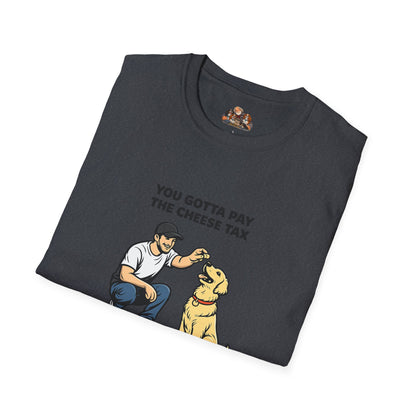 You Gotta Pay The Cheese Tax  —  Soft-Color Minimalist Family Collection For Adult Dog Lovers
