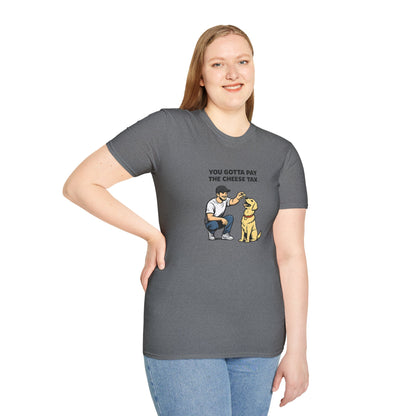 You Gotta Pay The Cheese Tax  —  Soft-Color Minimalist Family Collection For Adult Dog Lovers