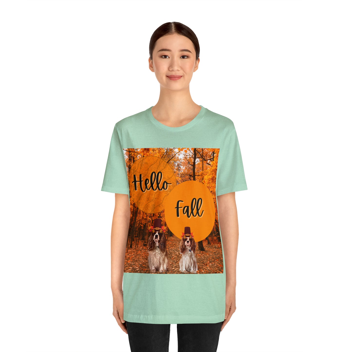 Barney and Opie Hello Fall Unisex Jersey Short Sleeve Tee