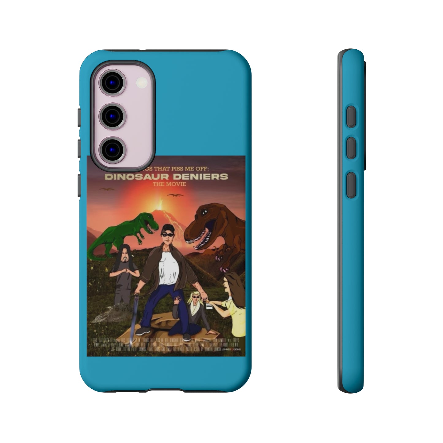 Dinosaur Deniers: The Movie Tough Phone Case (turquoise)