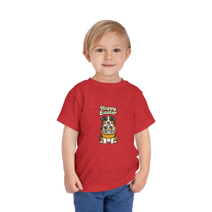 Australian Shepherd Family Happy Easter -- Toddler Dog Lover Tee