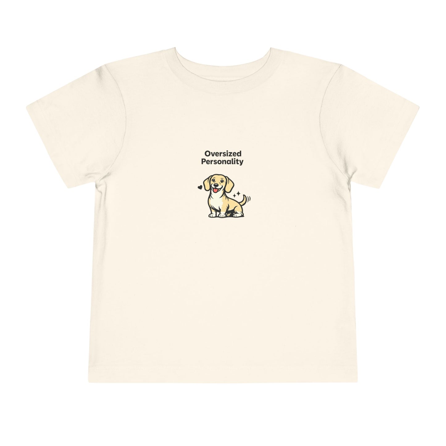Oversized Personality  -- Toddler Dog Lover Tee