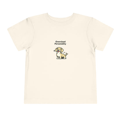 Oversized Personality  -- Toddler Dog Lover Tee
