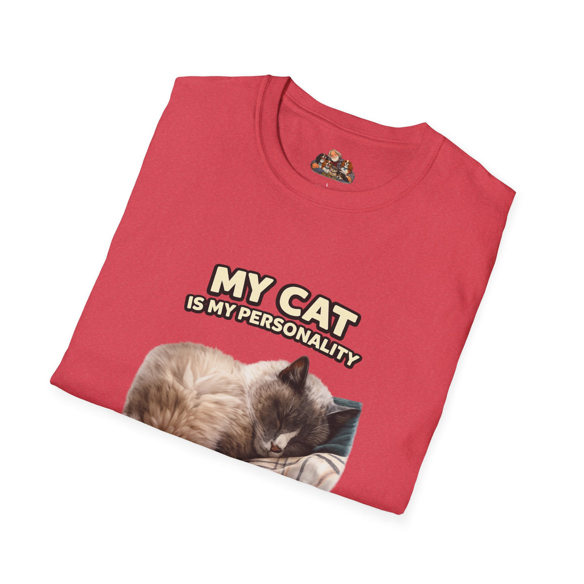 My Cat Is My Personality – "Quietly Devoted" – Personalized Custom Cat Shirt
