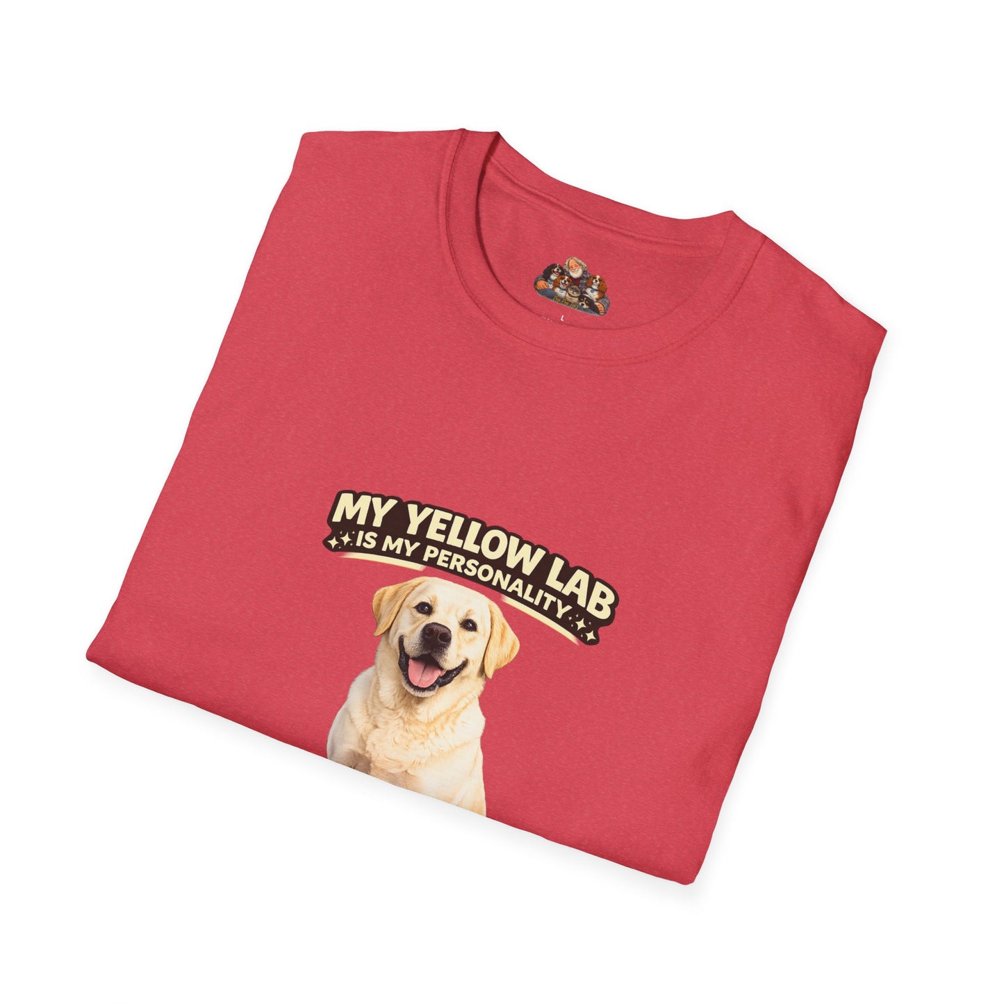 My Yellow Lab is My Personality – Snack Driven. Love Powered. – Personalized Dog Breed Shirt