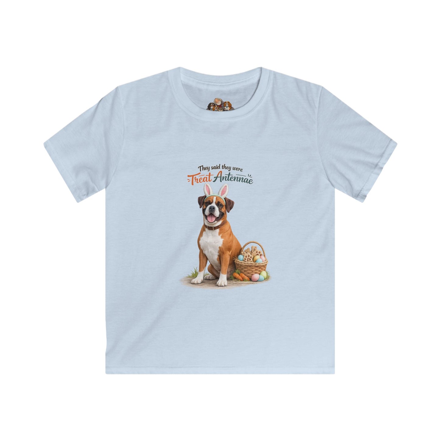 Boxer Treat Antennae™ — Youth Dog Lover Tee