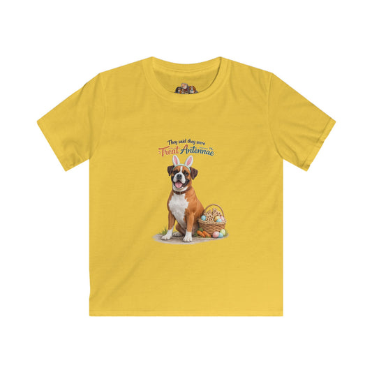 Boxer Treat Antennae™ — Youth Dog Lover Tee