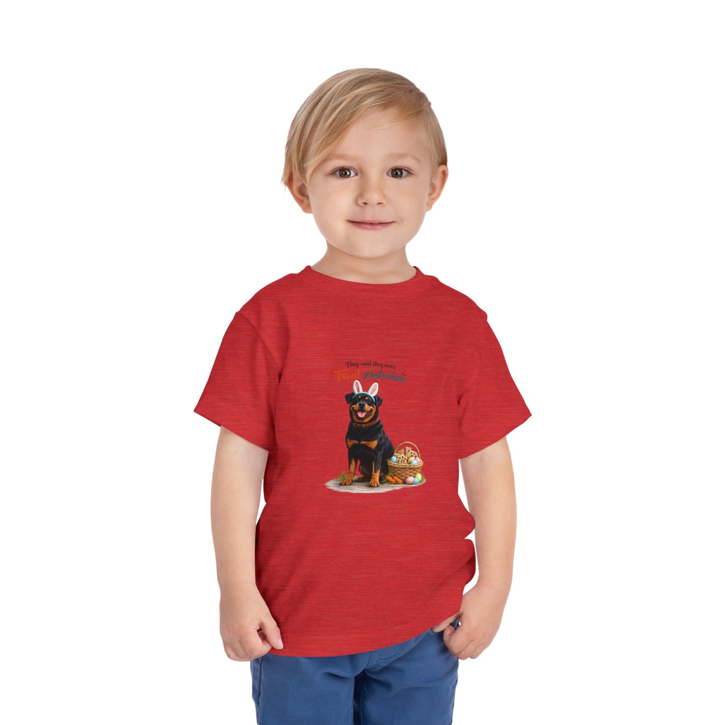 Rottweiler Treat Antennae™  -- Toddler Dog Lover Tee