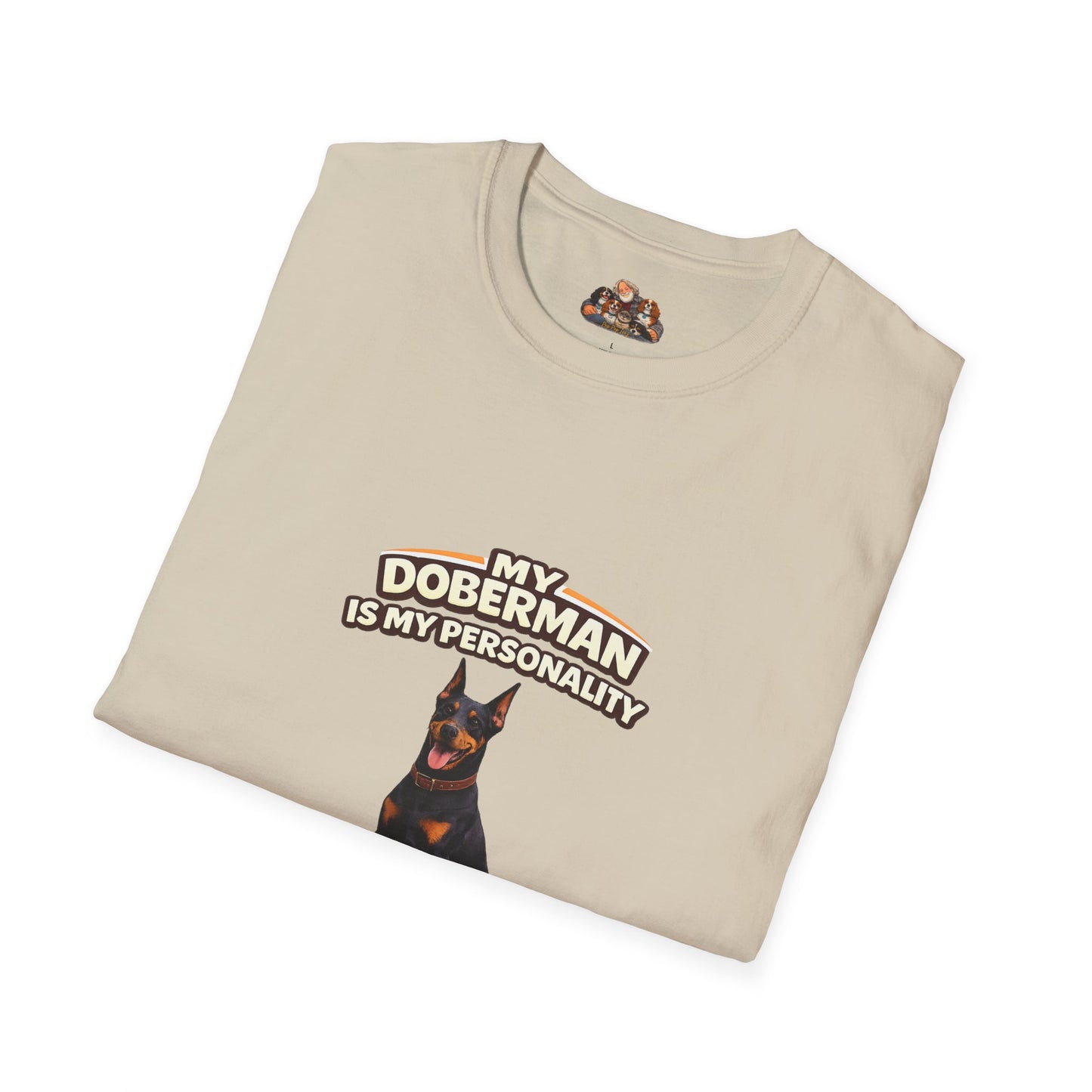 My Doberman Is My Personality – Fearlessly Focused – Personalized Dog Breed Tee