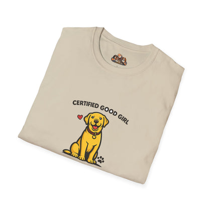 Certified Good Girl  —  Soft-Color Minimalist Family Collection For Adult Dog Lovers