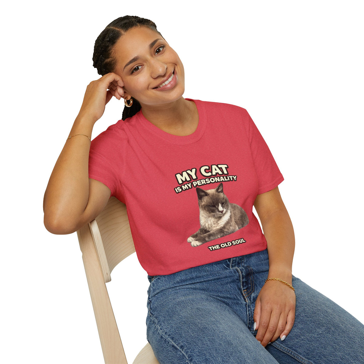 My Cat Is My Personality – "The Old Soul" – Personalized Custom Cat Shirt