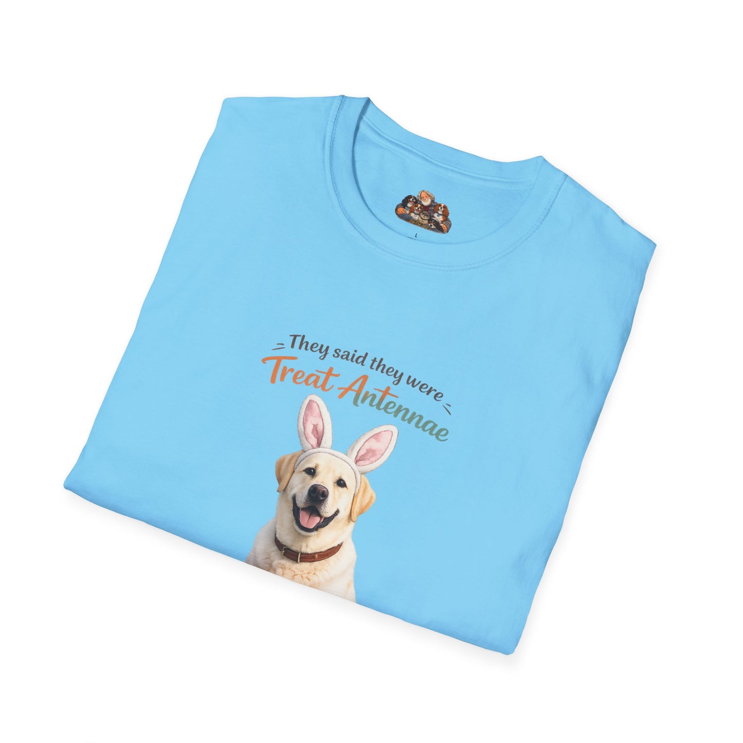 Yellow Lab Treat Antenna™ – Easter Yellow Lab Lover T-Shirt