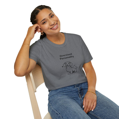 Oversized Personality —  Black And White Minimalist Family Collection For Adult Dog Lovers