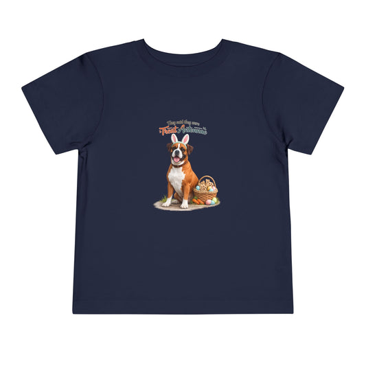 Boxer Treat Antennae™ -- Toddler Dog Lover Tee