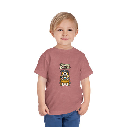 Australian Shepherd Family Happy Easter -- Toddler Dog Lover Tee