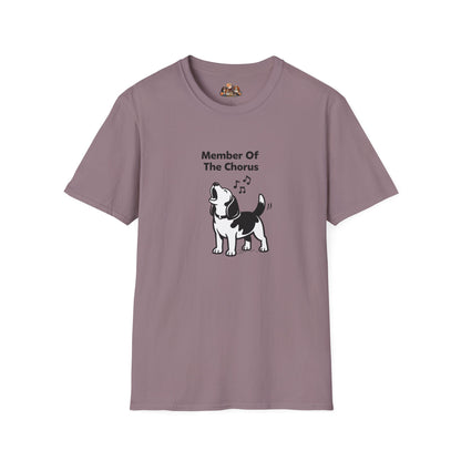 Member Of The Chorus  —  Black And White Minimalist Family Collection For Adult Dog Lovers