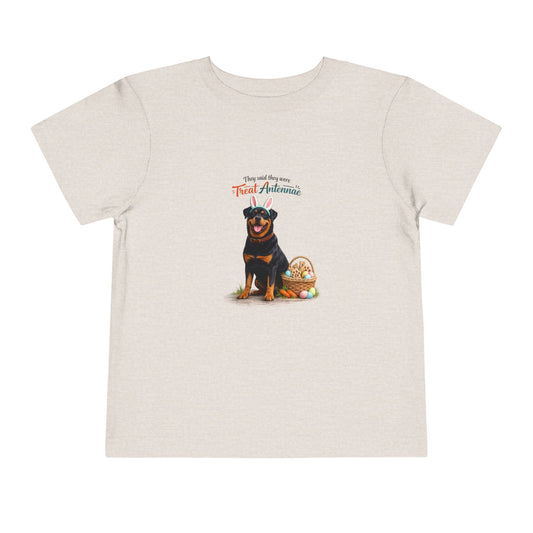 Rottweiler Treat Antennae™  -- Toddler Dog Lover Tee