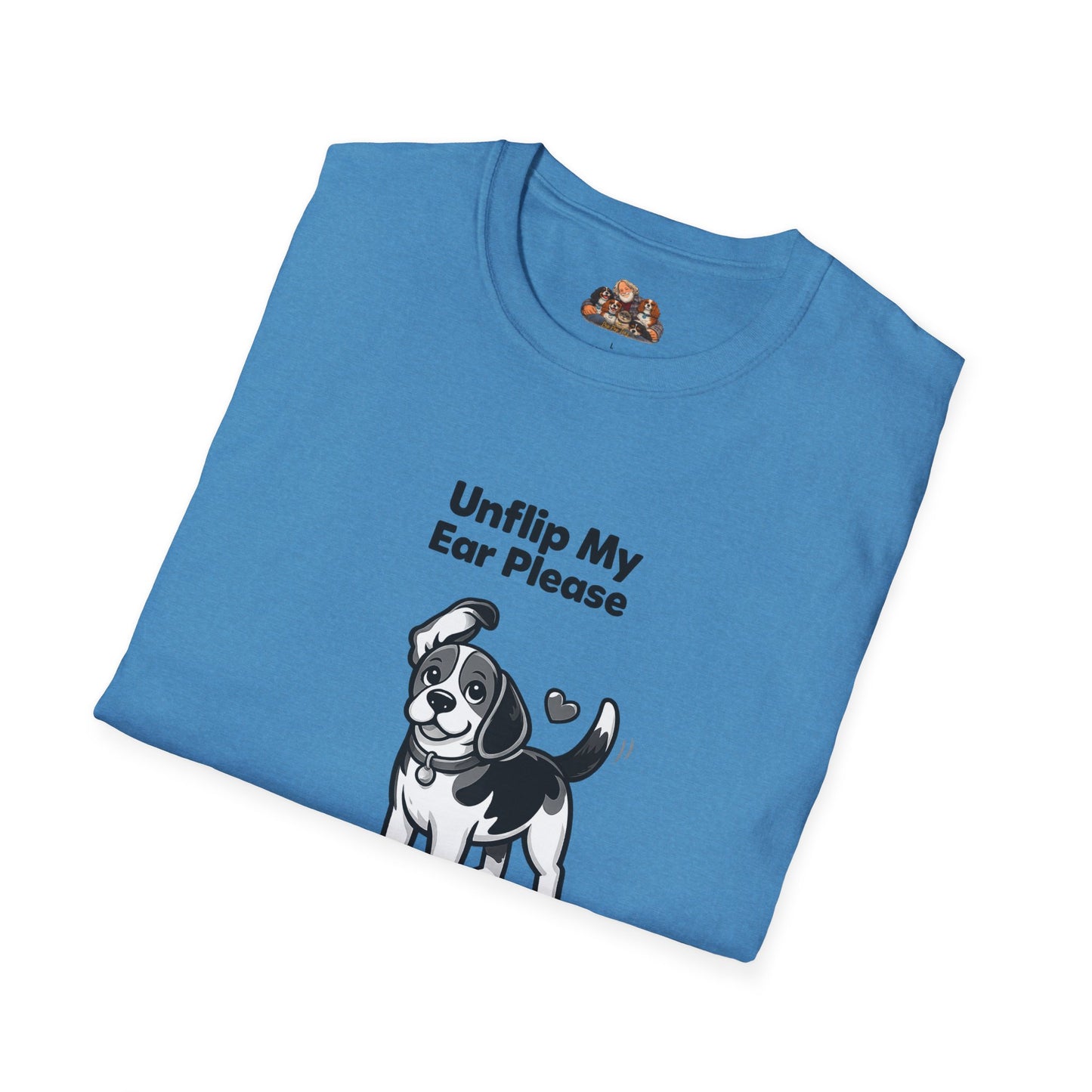 Unflip My Ear Please  —  Black And White Minimalist Family Collection For Adult Dog Lovers