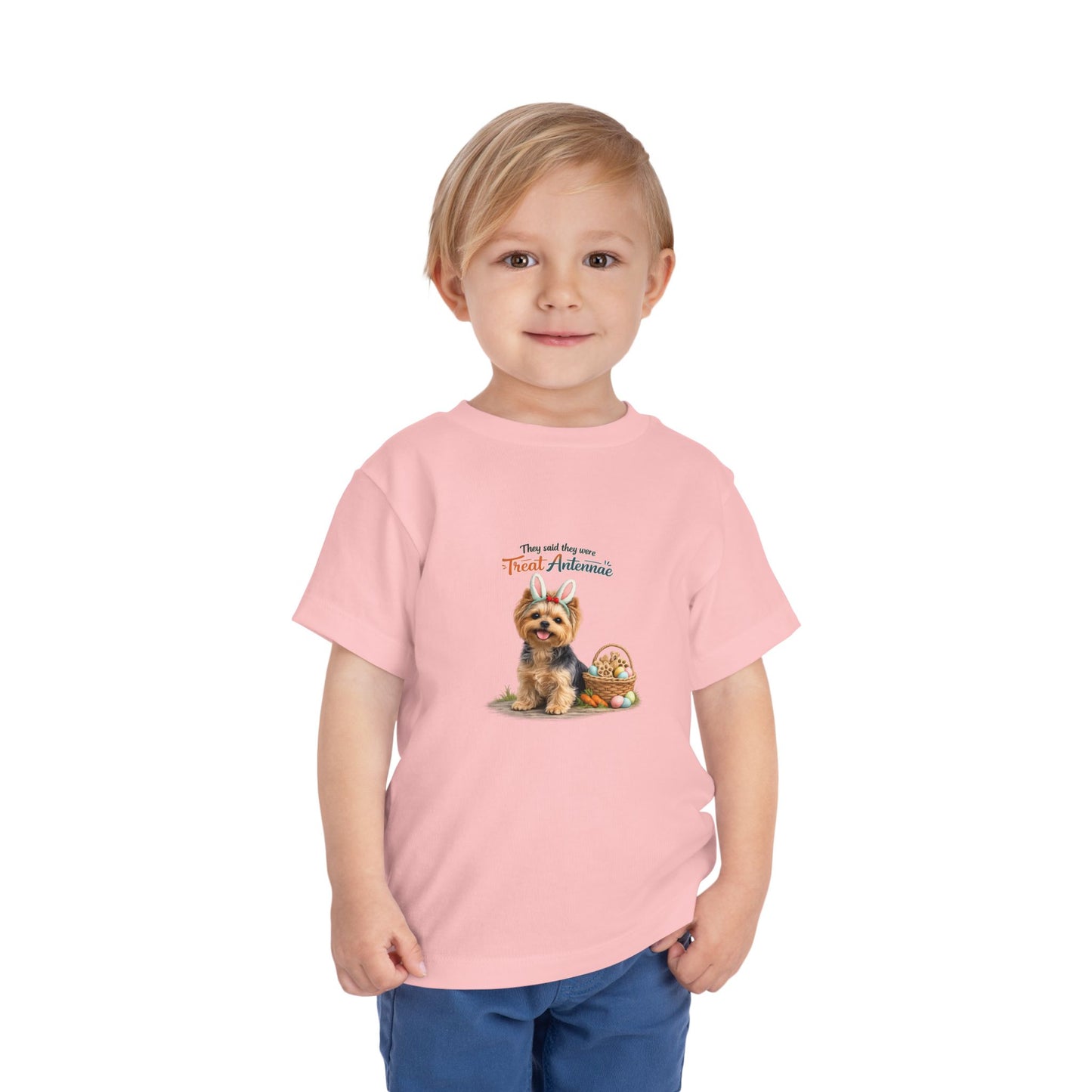 Yorkshire Terrier Treat Antennae™ -- Toddler Dog Lover Tee