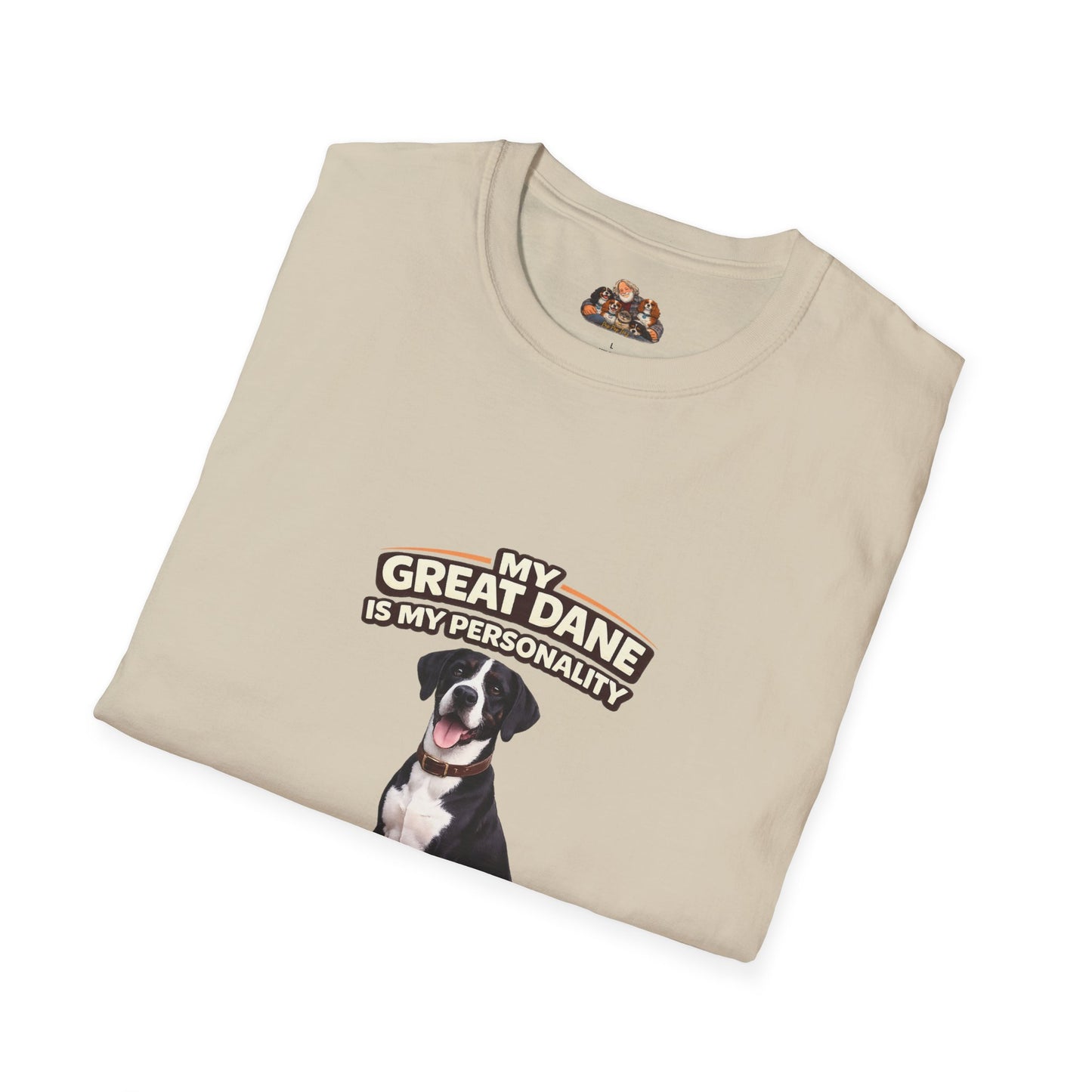 My Great Dane Is My Personality – Gentle Giant – Personalized Dog Breed Tee