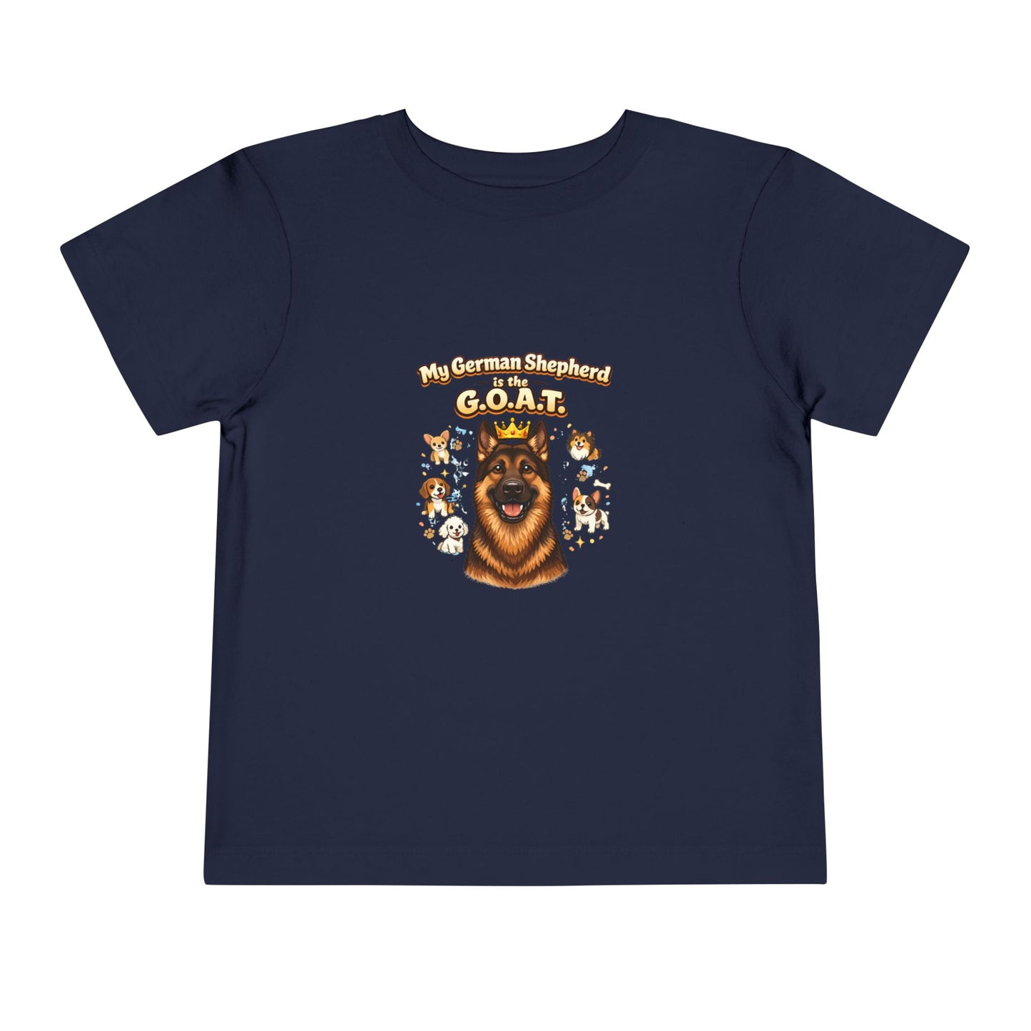 Let your toddler show their pride -- "My German Shepherd is the G.O.A.T." – Toddler T-Shirt