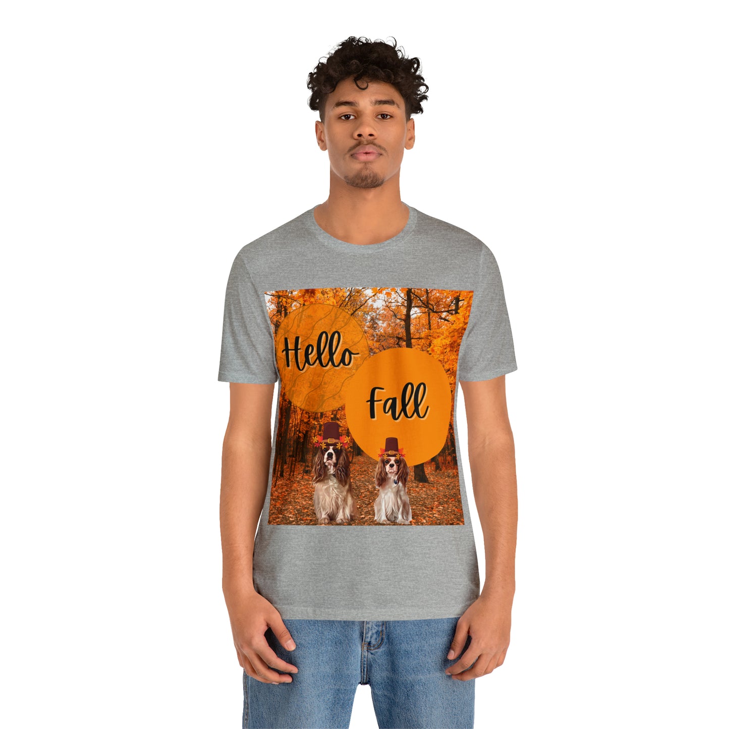 Barney and Opie Hello Fall Unisex Jersey Short Sleeve Tee