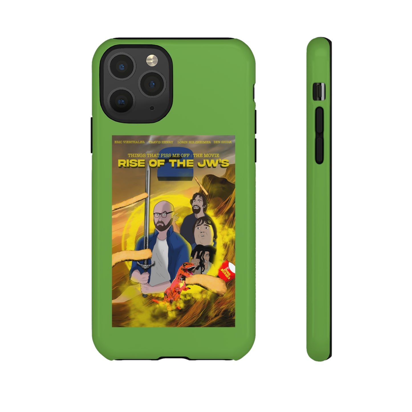 Rise Of The JW's Tough Phone Case (green)