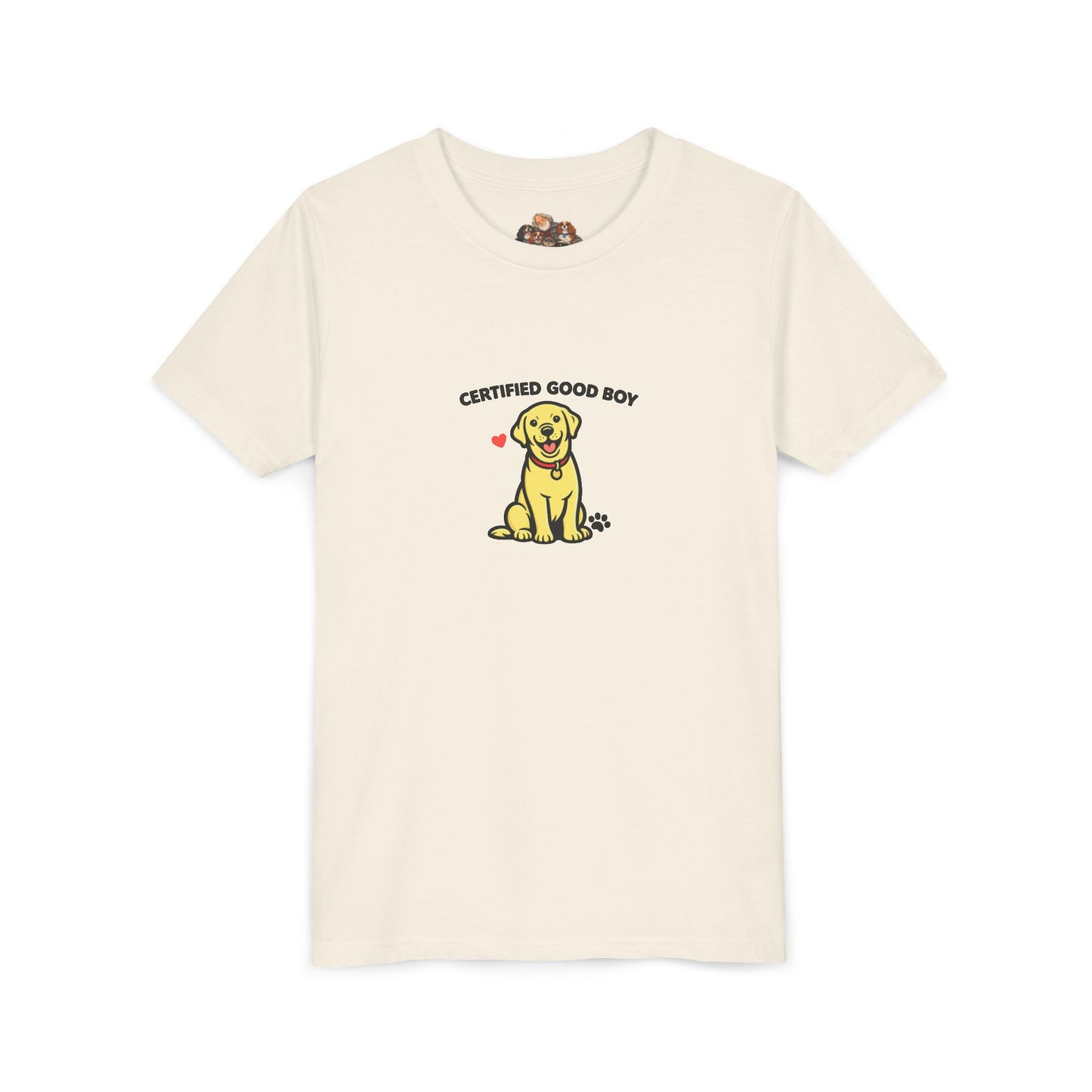 Certified Good Boy -- Youth Dog Lover Tee