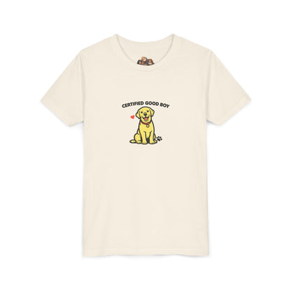 Certified Good Boy -- Youth Dog Lover Tee