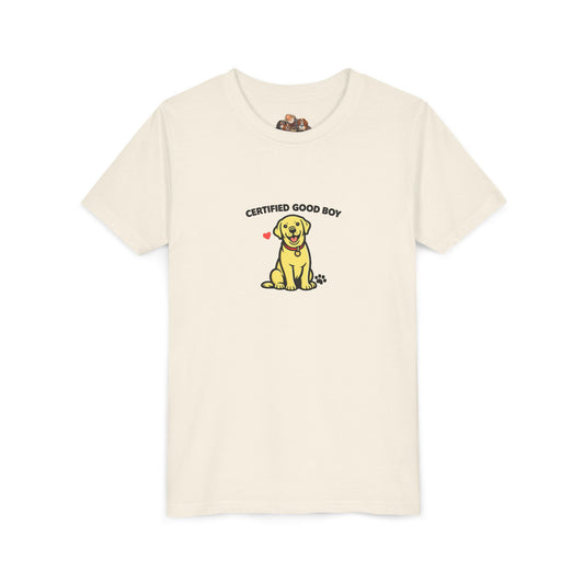 Certified Good Boy -- Youth Dog Lover Tee