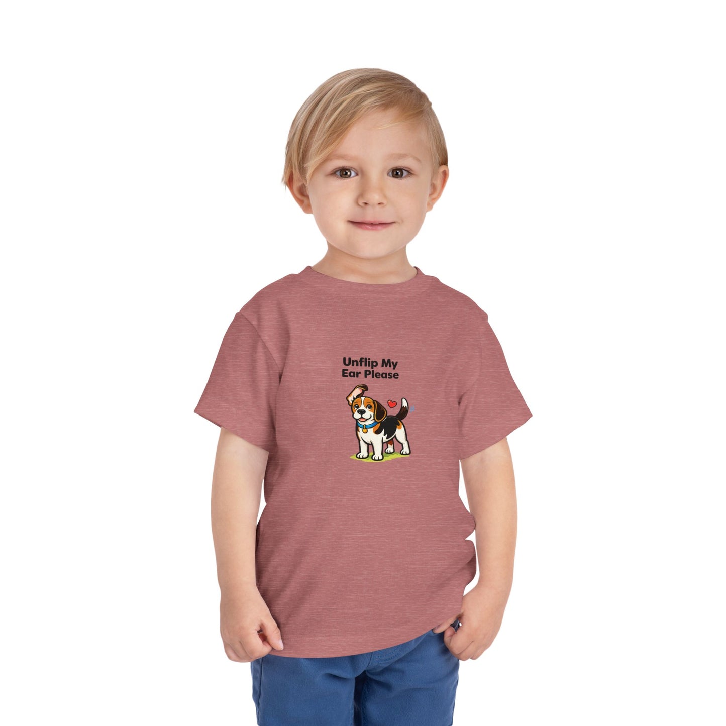 Unflip My Ear Please  -- Toddler Dog Lover Tee