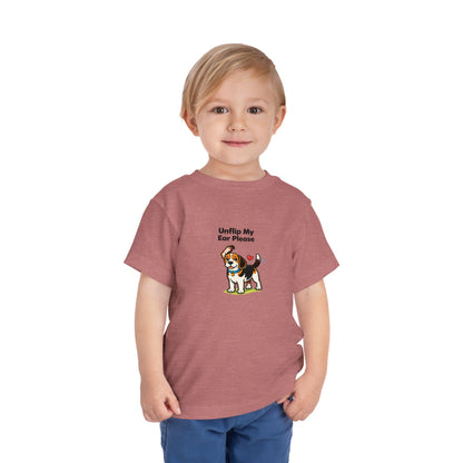 Unflip My Ear Please  -- Toddler Dog Lover Tee