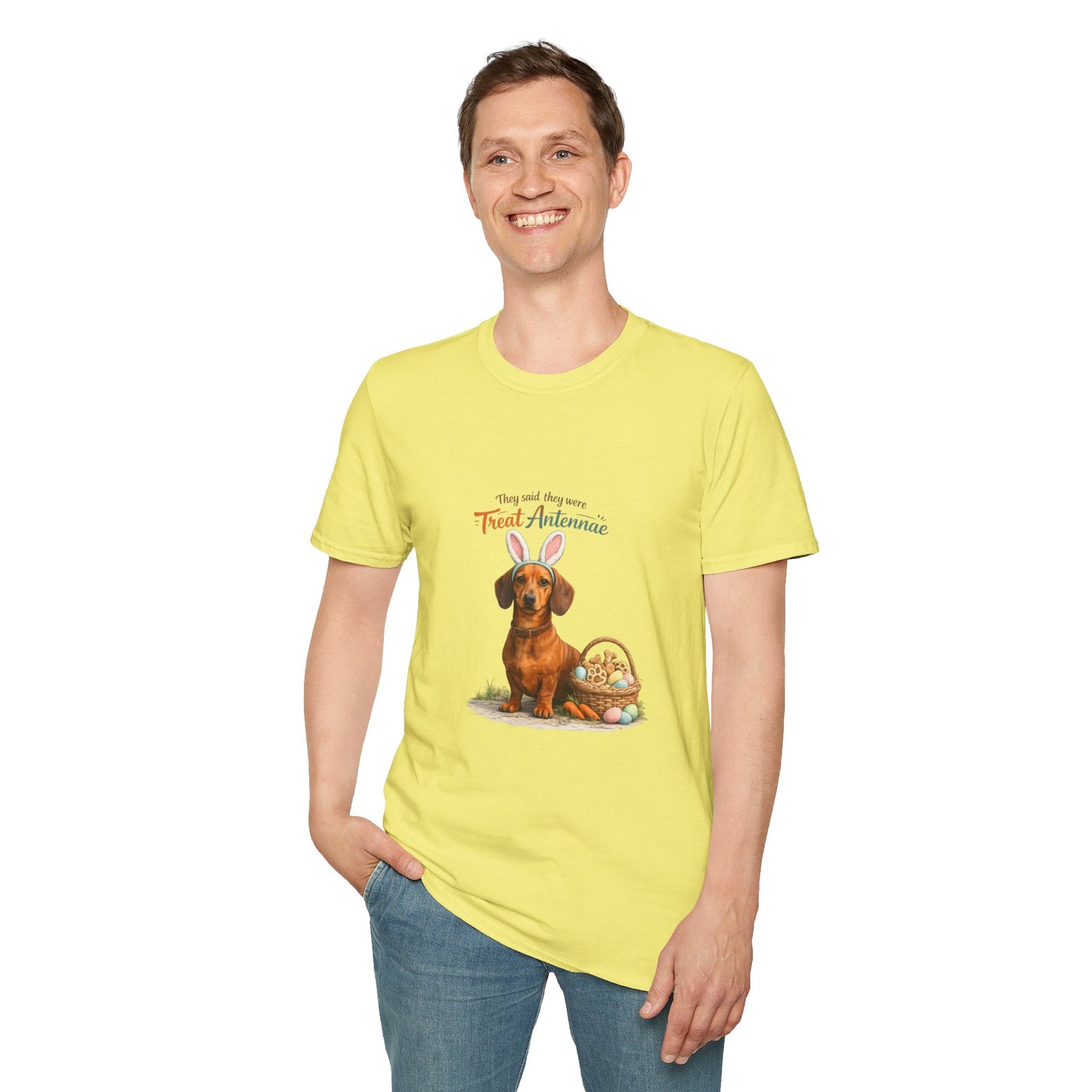 Dachshund Treat Antenna™ – Easter Dog Lover Tee