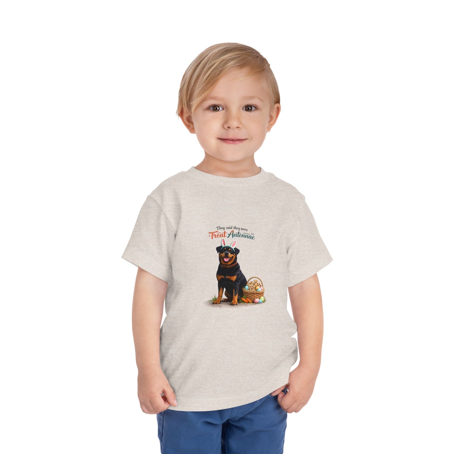 Rottweiler Treat Antennae™  -- Toddler Dog Lover Tee