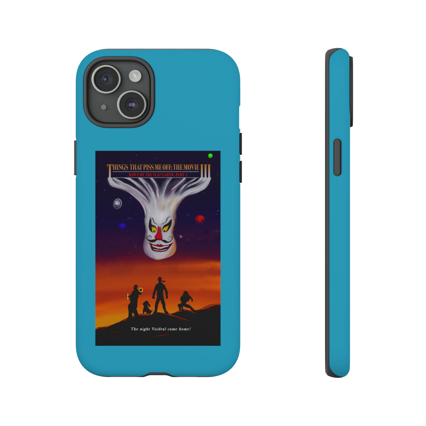 Dawn Of The Flat Earth: Part I Tough Phone Case (turquoise)