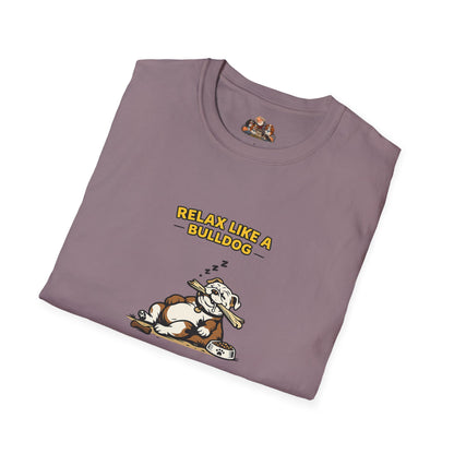 Relax Like A Bulldog  —  Soft-Color Minimalist Family Collection For Adult Dog Lovers