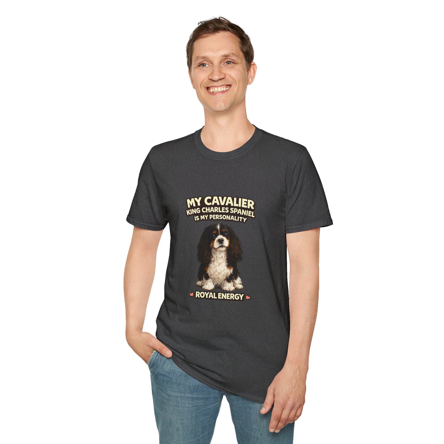 My Cavalier King Charles Spaniel Is My Personality – Royal Energy – Personalized Dog Breed Tee
