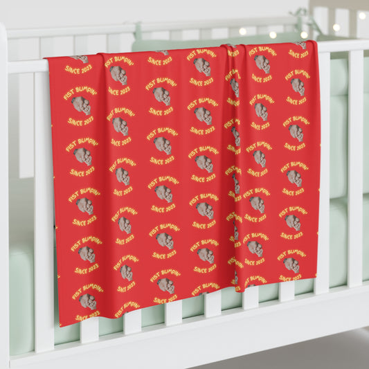 Kansas City Gold on Red Fist Bumpin’ Since 2024 Baby Swaddle Blanket