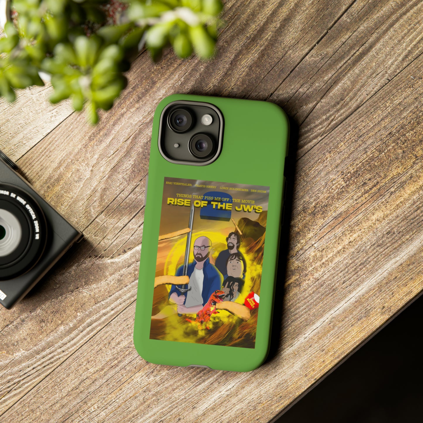 Rise Of The JW's Tough Phone Case (green)